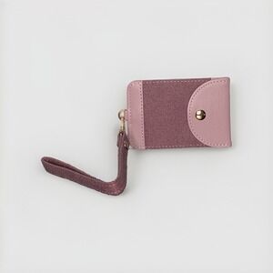 Pink Universal Adhesive Wallet for Phone Stick-On Card Holder Pouch